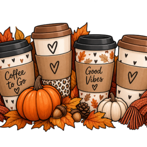 Herbstlicher Kaffee-to-Go