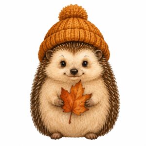 Igel im Herbst