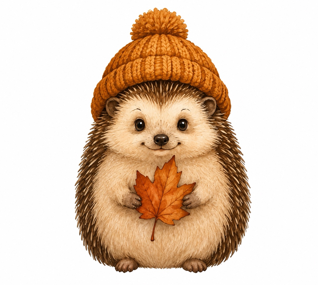 Igel im Herbst