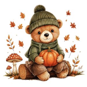 Herbstlicher Bär