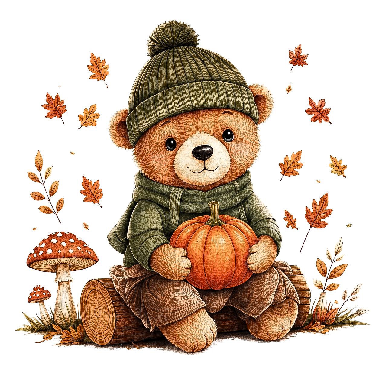 Herbstlicher Bär
